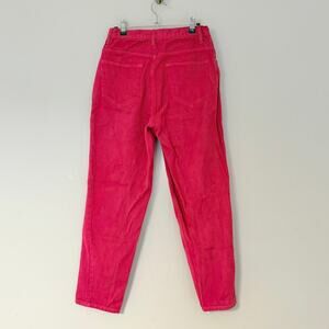 Vintage 90s High Waisted Hot Pink Mom Jeans